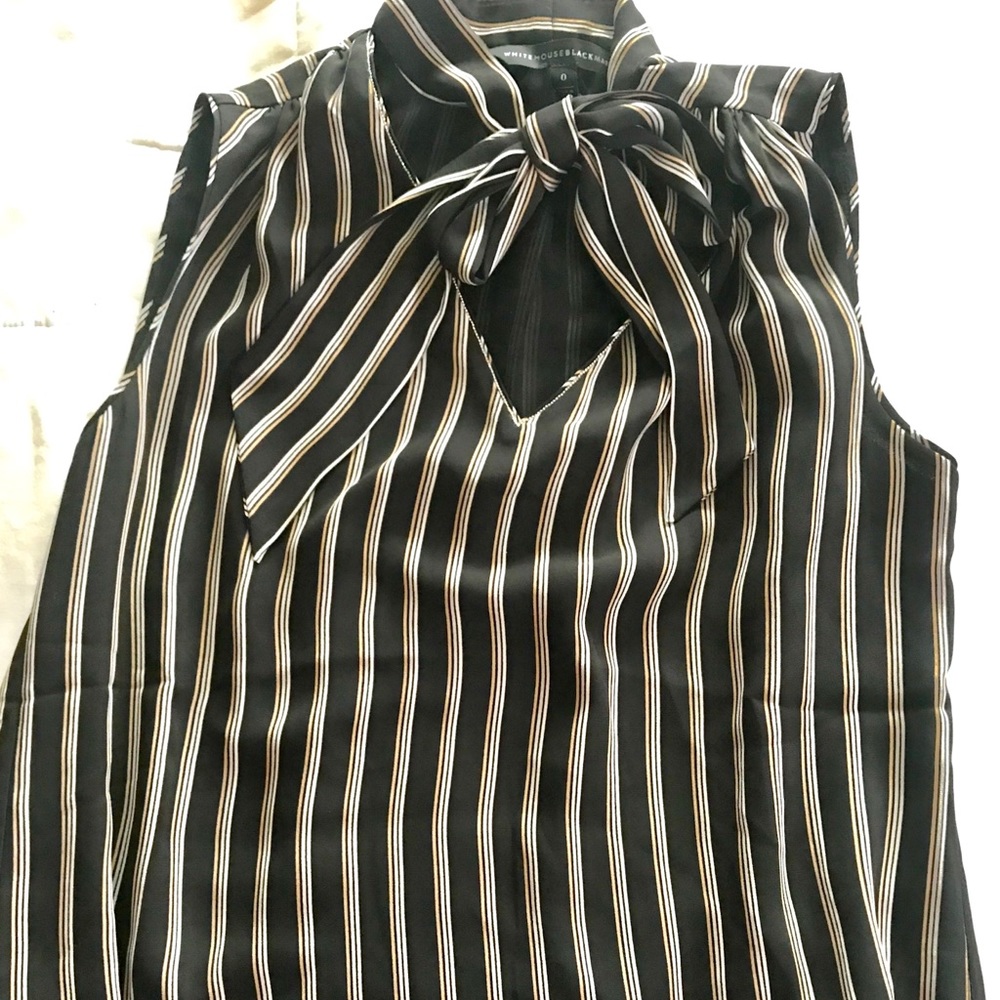 NEW Black House White Market Ball Chain Tie Top